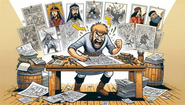 От наброска до шедевра: Процесс создания современного комикса – Архив статей